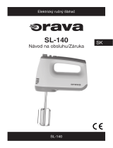 Orava SL-140 Používateľská príručka