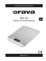 Orava EV-12 Používateľská príručka