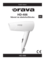 Orava HD-406 Používateľská príručka