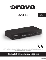 Orava DVB-30 Návod na obsluhu