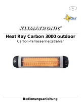 Suntec Wellness PATIO HEATER HEAT RAY CARBON 3000 OUTDOOR Návod na obsluhu