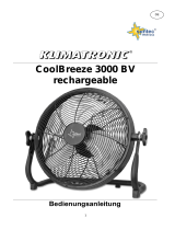 Suntec Wellness FLOOR FAN COOLBREEZE 3000 BV RECHARGEABLE Návod na obsluhu