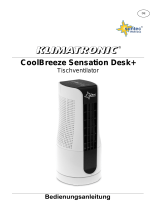 Suntec Wellness TABLE FAN COOLBREEZE SENSATION DESK+ Návod na obsluhu