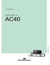 Interacoustics AC40 Návod na používanie