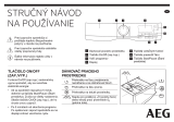 AEG L8FNC68SC Stručná príručka spustenia