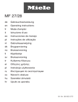 Miele MF 27/28-1 Používateľská príručka