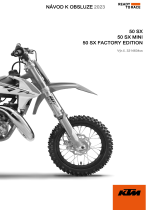 KTM 50 SX Factory Edition Návod na obsluhu