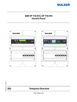 Sulzer CP 112, CP 212, CP 116, CP 216 Návod na inštaláciu