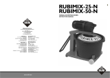 Rubi RUBIMIX-50-N 220V-60Hz mortar mixer Návod na obsluhu
