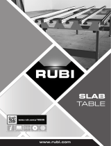 Rubi SLAB TABLE Návod na obsluhu