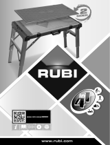 Rubi Folding work bench 4 in 1 Návod na obsluhu