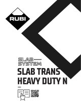 Rubi SLAB TRANS HEAVY DUTY Conveyor Návod na obsluhu