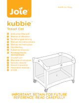 Joie Kubbie Travel Cot Používateľská príručka