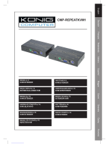 König CMP-REPEATKVM1 Používateľská príručka