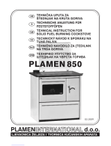 Plamen International SP 850 N Technical Instructions