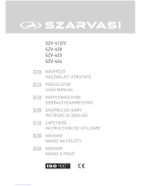 Szarvasi SZV-612/3 Používateľská príručka