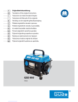 Güde GSE 950 Translation Of The Original Instructions