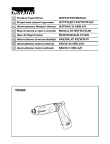 Makita TD020D Používateľská príručka