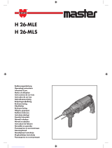 Würth Master H 26-MLE Operating Instructions Manual