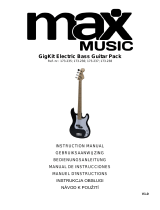 MaxMusic GigKit Bass Guitar Pack Návod na obsluhu