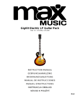 MaxMusicGigKit Electric Guitar Pack LP Style Sunburst
