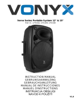 Vonyx Verve38 Portable Sound System 12” Návod na obsluhu