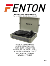 Fenton RP118E Návod na obsluhu