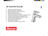 RAVAK 10° Free washbasin standing mixer tap Návod na inštaláciu