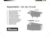 RAVAK Asymmetric bathtub Návod na inštaláciu