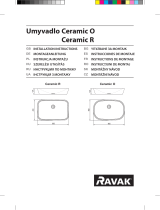 RAVAK Ceramic Washbasin Ceramic R Návod na inštaláciu