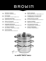 BROWIN 800508 2 In 1 Juice Maker and Steam Cooker Používateľská príručka