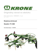 Krone BA Swadro TC 680 Návod na používanie