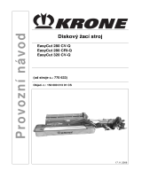 Krone BA EasyCut 280 CV-Q/CRI-Q, 320 CV-Q Návod na používanie