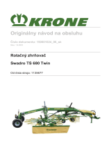 Krone BA Swadro TS 680 Twin Návod na používanie