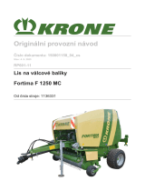 Krone BA Fortima F 1250 MC (RP601-11) Návod na používanie