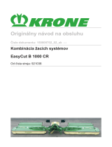 Krone BA EasyCut B 1000 CR Návod na používanie