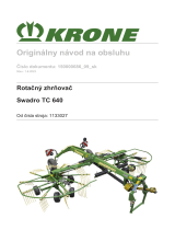 Krone BA Swadro TC 640 Návod na používanie