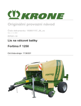 Krone BA Fortima F 1250 (RP601-10) Návod na používanie