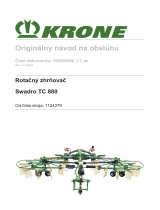 Krone BA Swadro TC 880 Návod na používanie