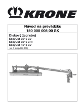 Krone BA EasyCut 3210 CV/CRI, 4013 CV Návod na používanie