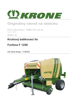 Krone BA Fortima F 1250 (RP601-10) Návod na používanie