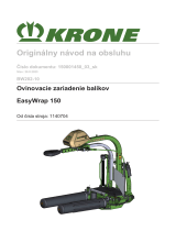 Krone BA EasyWrap 150 (BW202-10) Návod na používanie