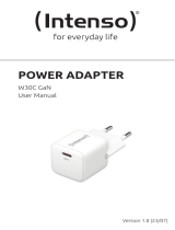 Intenso Power Adapter W30C GaN Návod na obsluhu