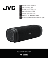 JVC XS-E622B Portable Speaker Používateľská príručka