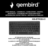 Gembird KB-BTRGB-01-DE Návod na obsluhu