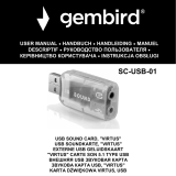 Gembird SC-USB-01 Návod na obsluhu