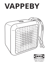 IKEA VAPPEBY PT Portable Bluetooth Speaker Používateľská príručka