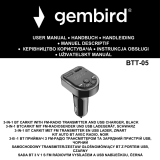 Gembird BTT-05 Používateľská príručka