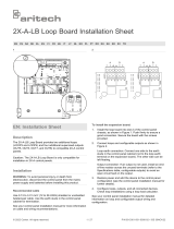 Aritech 2X-A-LB Addressable 2 Loop Board Návod na používanie