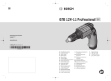 Bosch GTB 12V-11 Professional Cordless Screwdriver Používateľská príručka